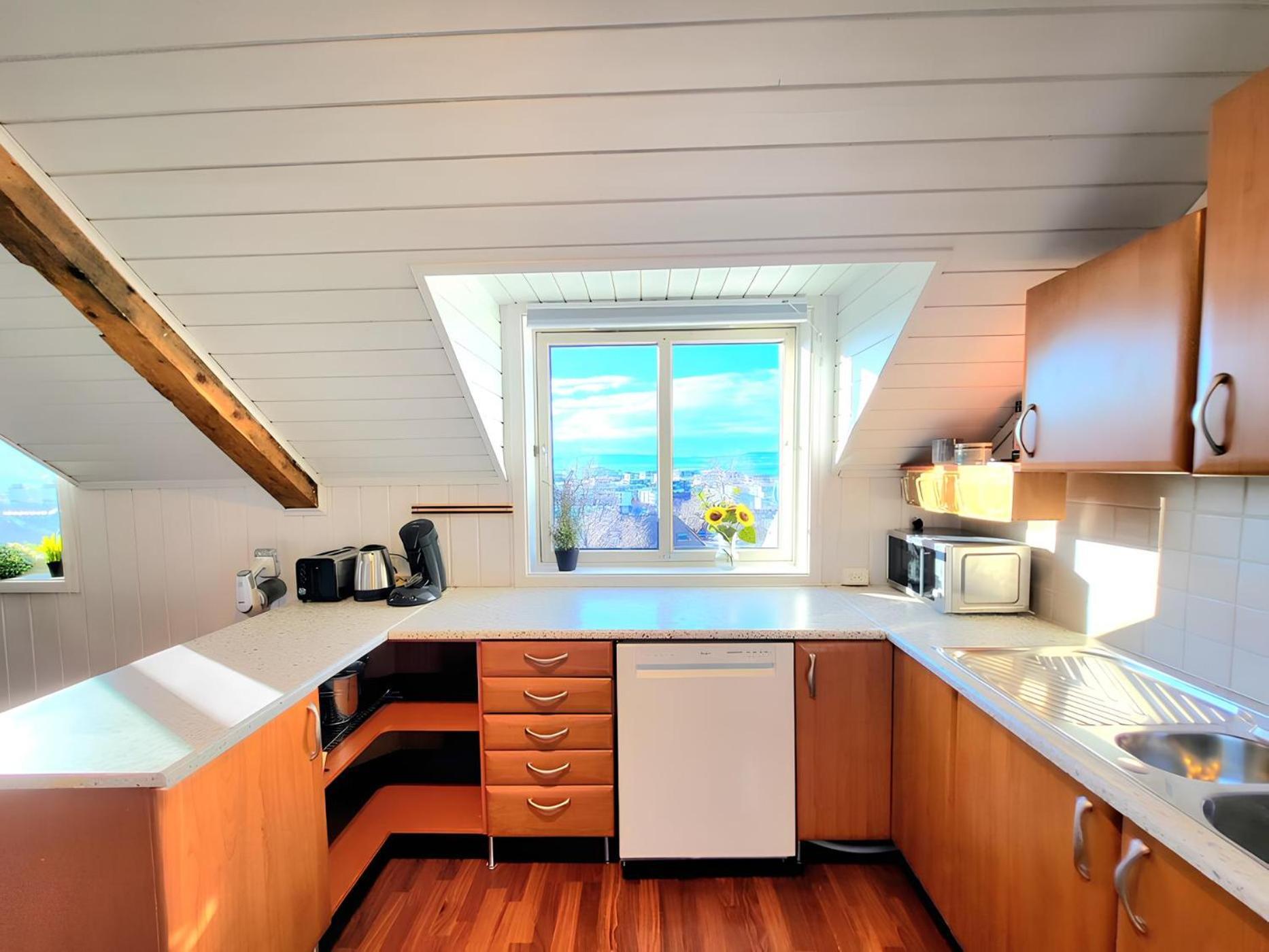 Sunset Penthouse, Fjord View & Parking Trondheim Exterior foto