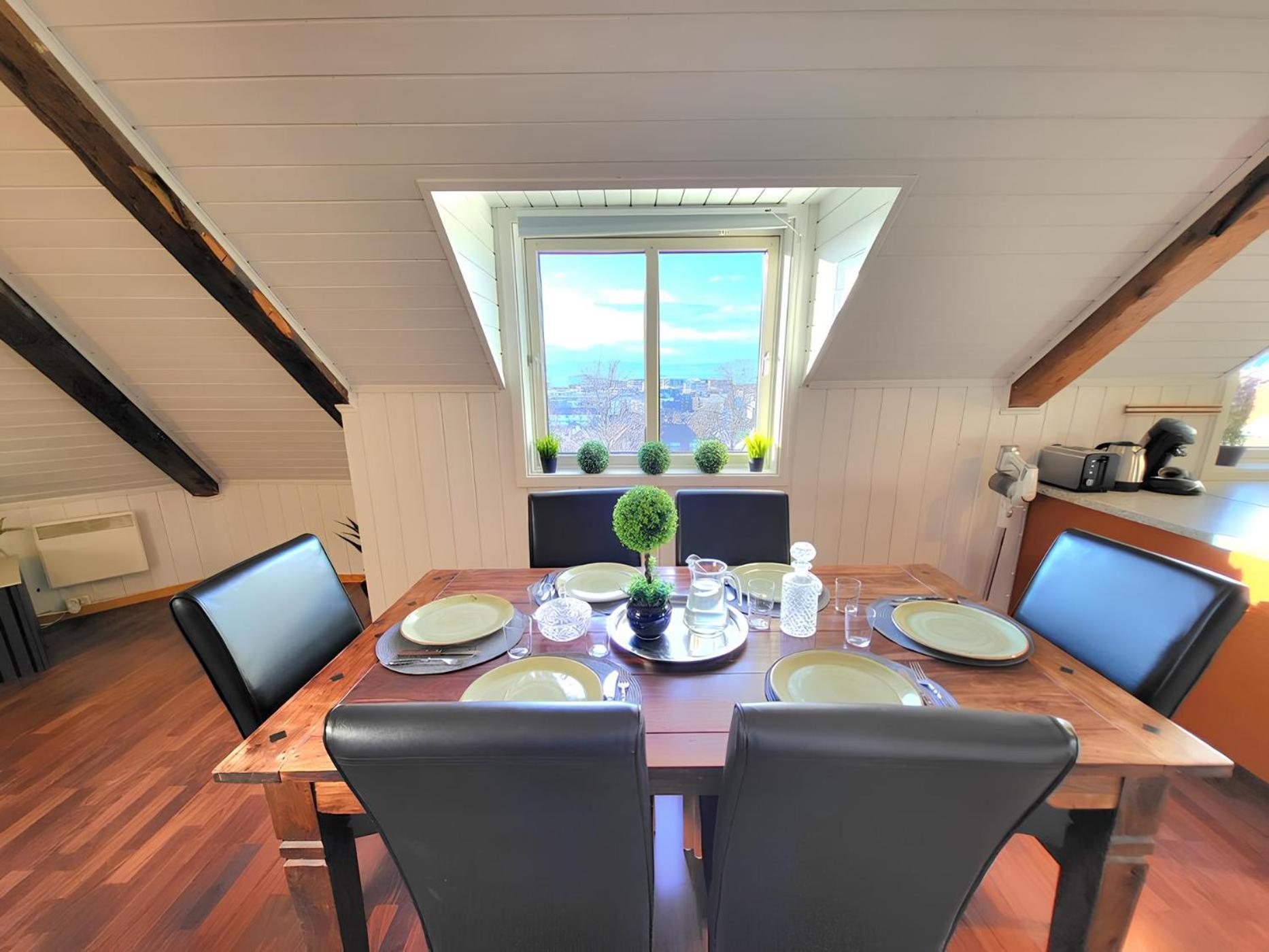 Sunset Penthouse, Fjord View & Parking Trondheim Exterior foto
